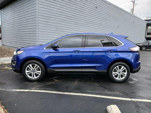 Deep Impact Blue Metallic 2015 Ford Edge SEL