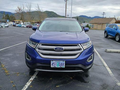 Deep Impact Blue Metallic 2015 Ford Edge SEL