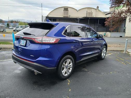 Deep Impact Blue Metallic 2015 Ford Edge SEL