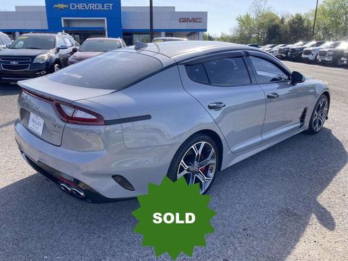 Ceramic Silver 2019 Kia Stinger GT