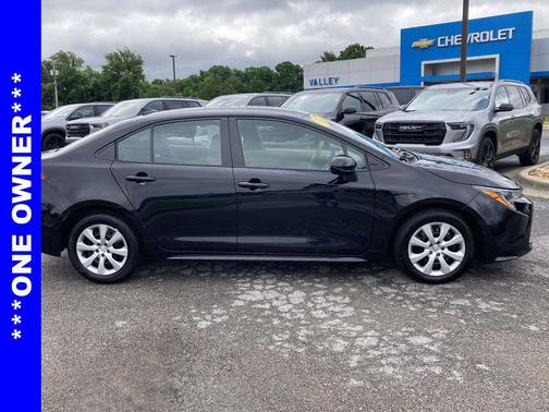 Midnight Black Metallic 2025 Toyota Corolla LE