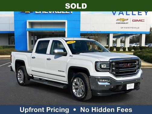 Summit White 2018 GMC Sierra 1500 SLT
