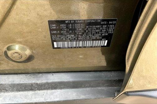 Autumn Green Metallic 2023 Subaru Outback Premium