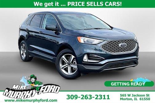 Blue Metallic 2024 Ford Edge SEL