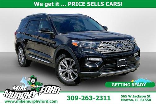 Black Metallic 2023 Ford Explorer Limited