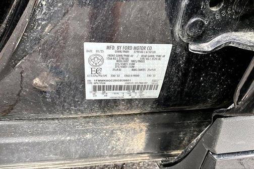 Black 2025 Ford Explorer ST 4WD