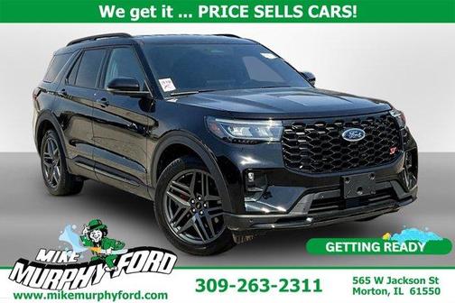 Black Metallic 2025 Ford Explorer ST