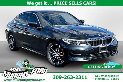 Black Sapphire Metallic 2021 BMW 330e xDrive