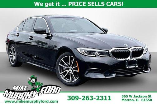 Black Sapphire Metallic 2021 BMW 330e xDrive