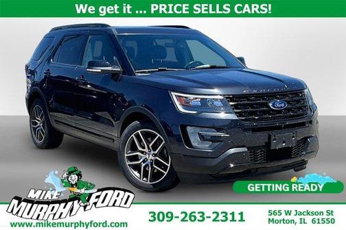 Quartz Metallic 2017 Ford Explorer sport