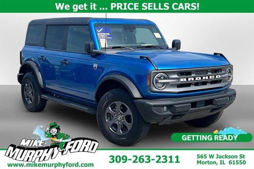 Blue Metallic 2024 Ford Bronco Big Bend