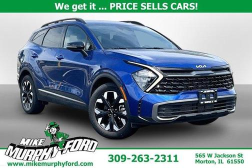 Sapphire Blue 2023 Kia Sportage X-Line