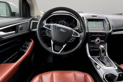 White Platinum 2018 Ford Edge Titanium
