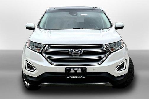 White Platinum 2018 Ford Edge Titanium