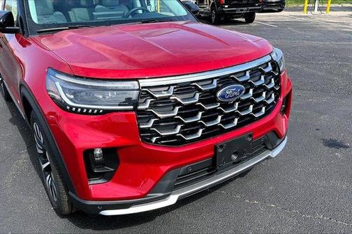 Red Metallic 2026 Ford Explorer Platinum