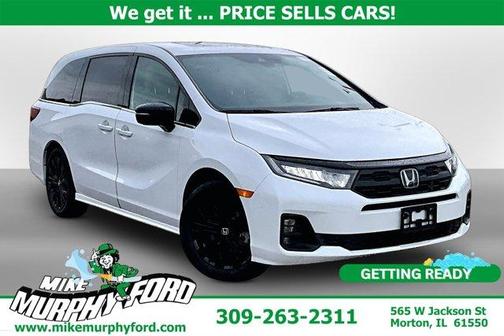 White 2025 Honda Odyssey Sport-L