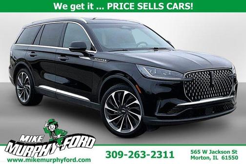 Black Metallic 2025 Lincoln Aviator Reserve AWD