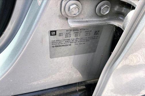 Silver Ice Metallic 2017 Chevrolet Volt LT