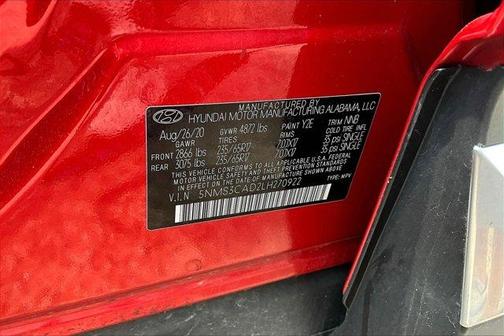 2020 Hyundai SANTA FE 2.4 SEL