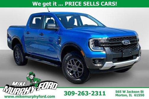 Blue Metallic 2024 Ford Ranger XLT