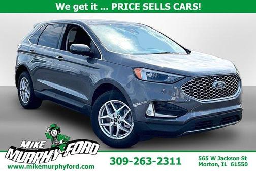 Gray Metallic 2023 Ford Edge SEL