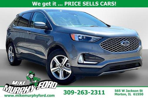 Gray Metallic 2024 Ford Edge SEL