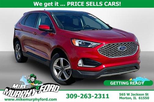 Rapid Red Metallic Tinted Clearcoat 2024 Ford Edge SEL