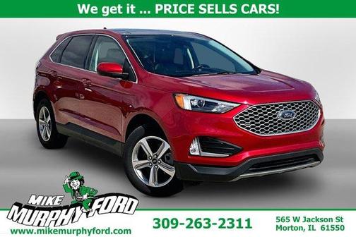 Rapid Red Metallic Tinted Clearcoat 2024 Ford Edge SEL