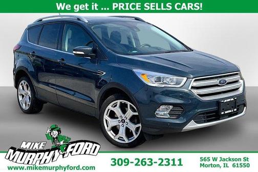 Sea Green 2019 Ford Escape Titanium