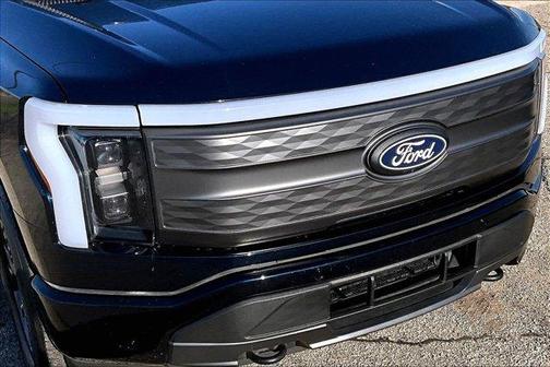 Antimatter Blue Metallic 2025 Ford F-150 Lightning LARIAT