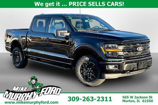 Agate Black Metallic 2025 Ford F-150 XLT Truck