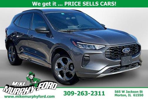 Gray Metallic 2024 Ford Escape ST-Line