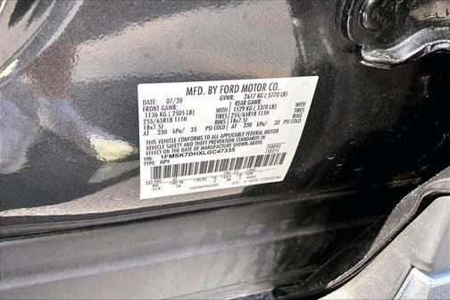 Magnetic 2020 Ford Explorer XLT