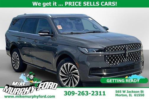 Dark Gray Metallic 2025 Lincoln Navigator Black Label