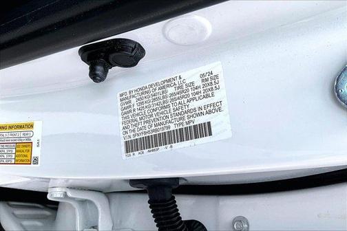 White 2024 Honda Passport EX-L