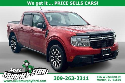 Hot Pepper Red Metallic Tinted Clearcoat 2024 Ford Maverick Lariat