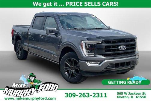 Gray 2021 Ford F-150 Lariat