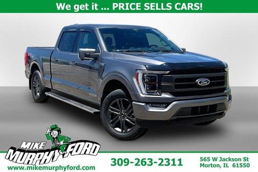 Gray 2021 Ford F-150 Lariat