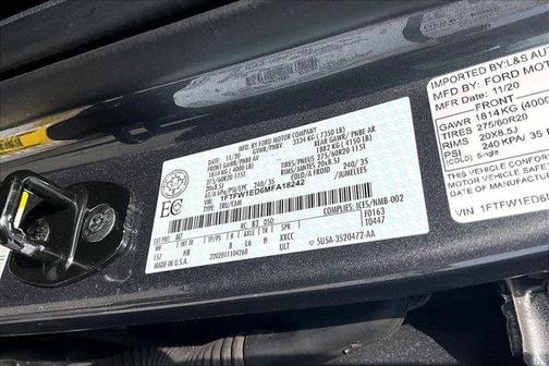 Gray 2021 Ford F-150 Lariat