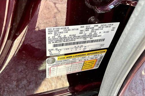 Burgundy 2018 Lincoln Navigator Reserve