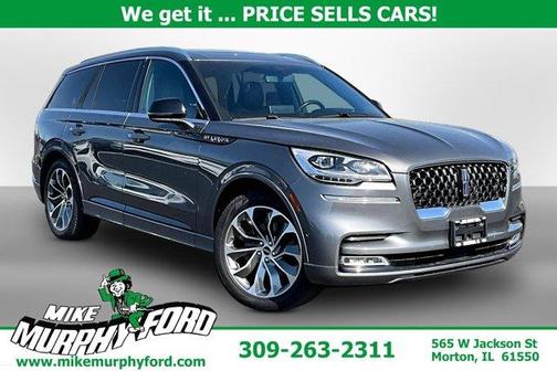 Gray 2021 Lincoln Aviator Grand Touring AWD