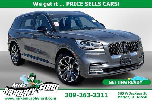 Gray 2021 Lincoln Aviator Grand Touring AWD