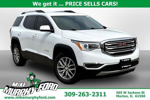 Summit White 2019 GMC Acadia SLE-2