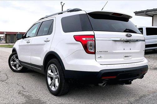 White Platinum Clearcoat Metallic 2015 Ford Explorer Limited
