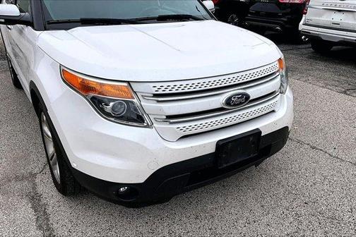 White Platinum Clearcoat Metallic 2015 Ford Explorer Limited