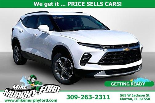 Summit White 2024 Chevrolet Blazer LT