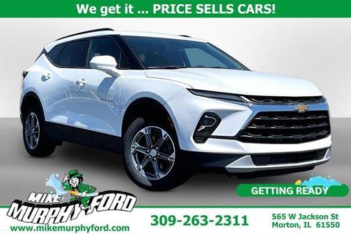 Summit White 2024 Chevrolet Blazer LT
