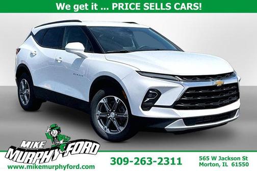 Summit White 2024 Chevrolet Blazer LT