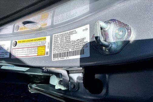 Silver 2023 Honda Accord Hybrid Sport-L