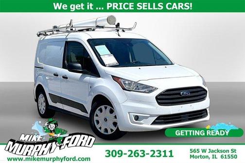 Frozen White 2019 Ford Transit Connect XLT